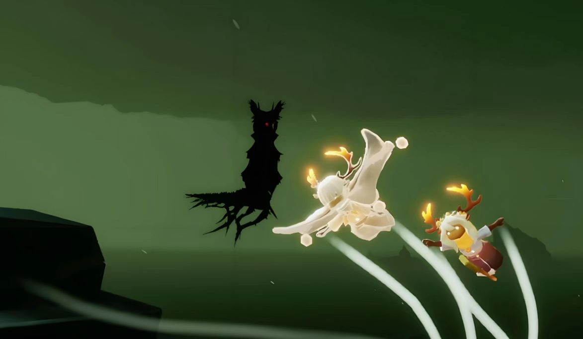 光遇空中如何躲龙