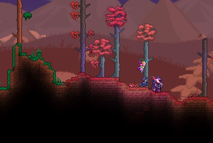 泰拉瑞亚邪恶蘑菇在哪