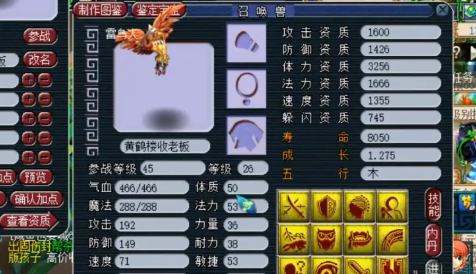 梦幻西游雷鸟人如何估价