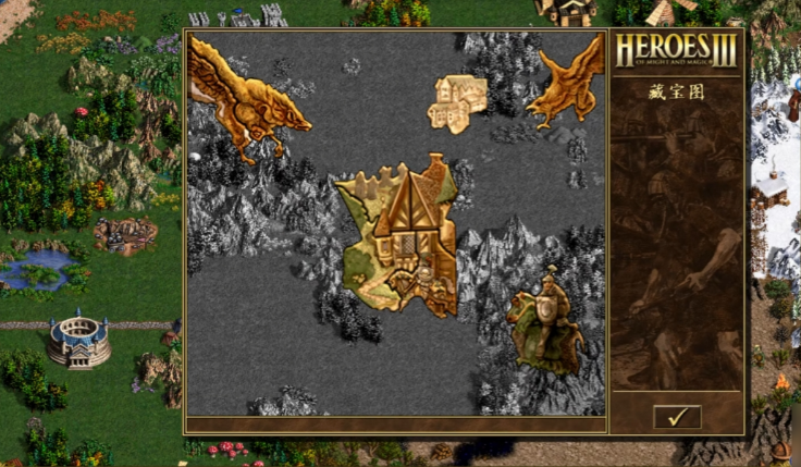 英雄无敌5藏宝图位置怎么选