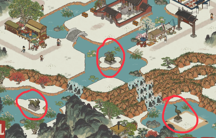 江南百景图穷奇放哪里